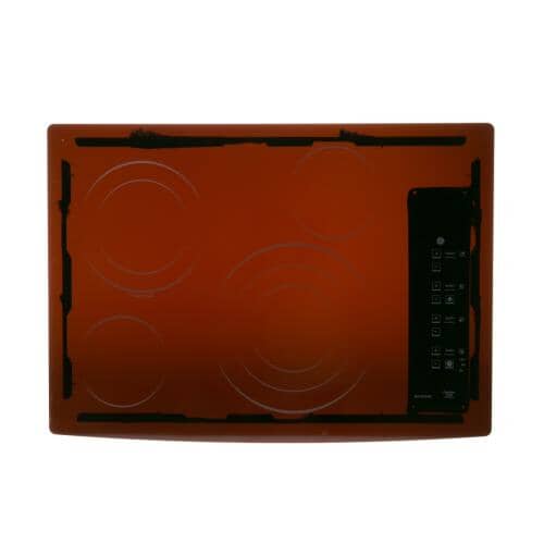 GE Part# WB62T10567 Glass Maintop Assembly (OEM) Black