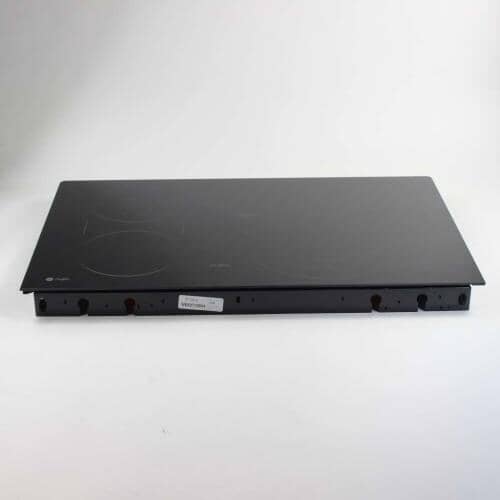 GE Part# WB62T10694 Maintop Glass Assembly (Black) (OEM)