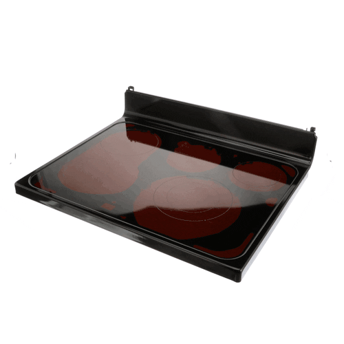 GE Range Rangetop Glass Assembly (Black) - WB62X20903
