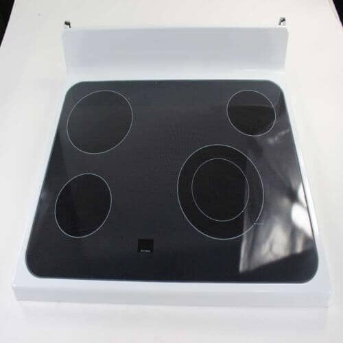 GE Part# WB62X25975 Glass Cooktop Assembly (OEM) White