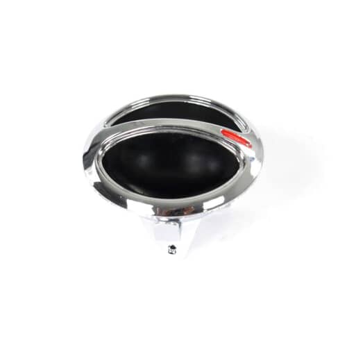 GE Part# WD9X212 Timer Control Knob (OEM) Chrome