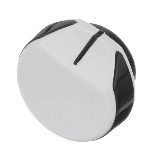 GE Washer/Dryer Rotary Knob Assembly (White) GUD27ESSM1WW