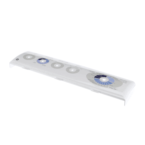 GE Part# WE19M1486 Control Panel/Backsplash - White (OEM)