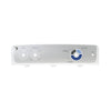GE Part# WE19M1680 Backsplash Assembly (OEM) White