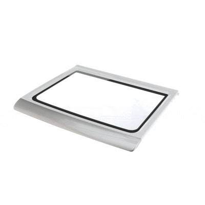 GE Washing Machine Glass Lid and Frame Assembly (Chrome, White, XL) GTW725BSN1WS