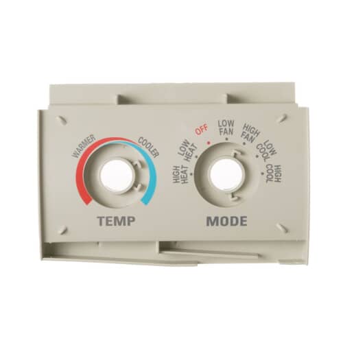 GE Part# WJ11X10018 Control Knob Base Plate (OEM) Bisque