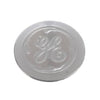 GE Refrigerator Chrome GE Badge Logo PVD28BYNBFS