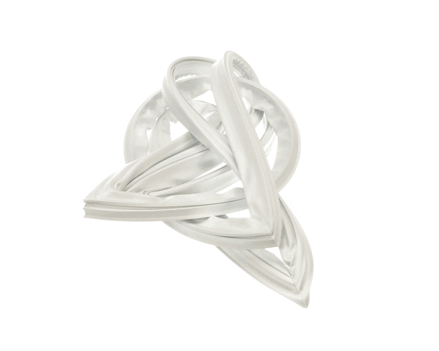 GE Part# WR24X10077 Refrigerator Door Gasket (OEM) White