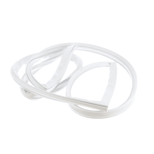 GE Refrigerator and Freezer  Door Seal/Gasket - White WR24X10156