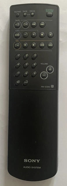 Sony Rm-S380 Remote Control - 1-467-000-11