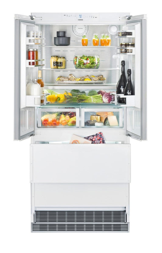 Liebherr HC2082 36 Inch Built-In Panel Ready 4-Door French Door Refrigerator with 19.5 cu. ft. Total Capacity