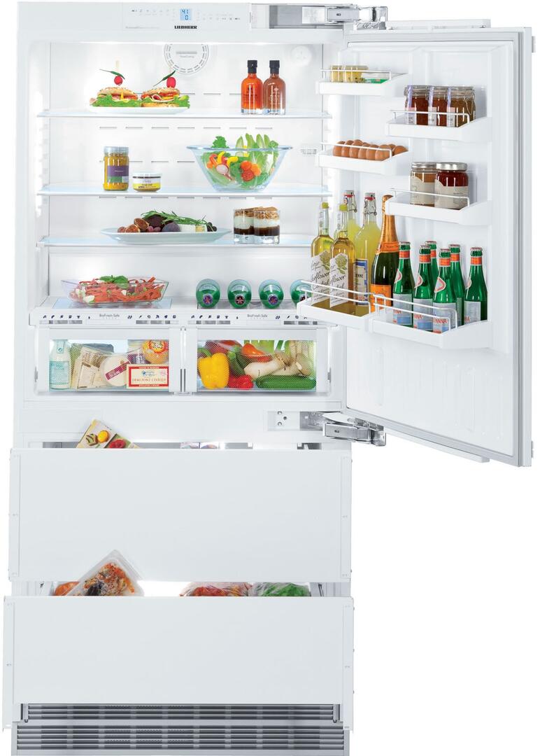Liebherr HCB2060 36 Inch Fully Integrated Bottom-Freezer Refrigerator with 18.8 cu. ft. Capacity