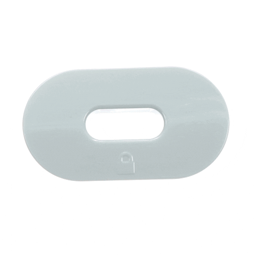 GE Part# WH01X33877 Lid Lock Bezel - Genuine OEM