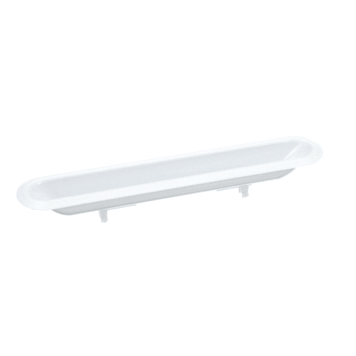 GE Part# WR12X34565 White Pocket Handle - Genuine OEM