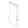 GE Part# WR78X37453 Left Hand Stainless Steel Door - Genuine OEM