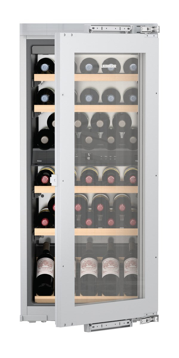 Liebherr HW4800 24 Inch Built-In Dual Zone Wine Cabinet with 48-Bottle Capacity