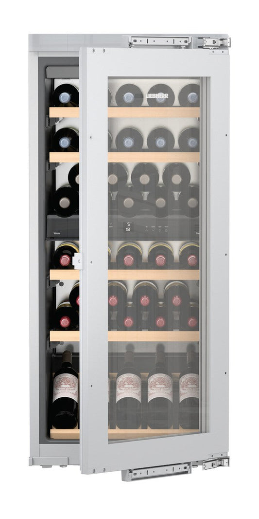 Liebherr HW4800 24 Inch Built-In Dual Zone Wine Cabinet with 48-Bottle Capacity