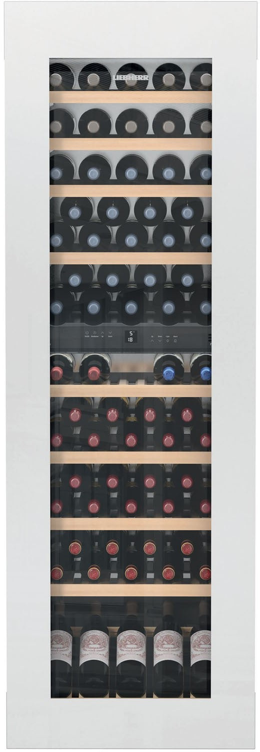Liebherr HWGW8300 24 Inch Built-In Dual Zone Wine Cabinet with 83-Bottle Capacity