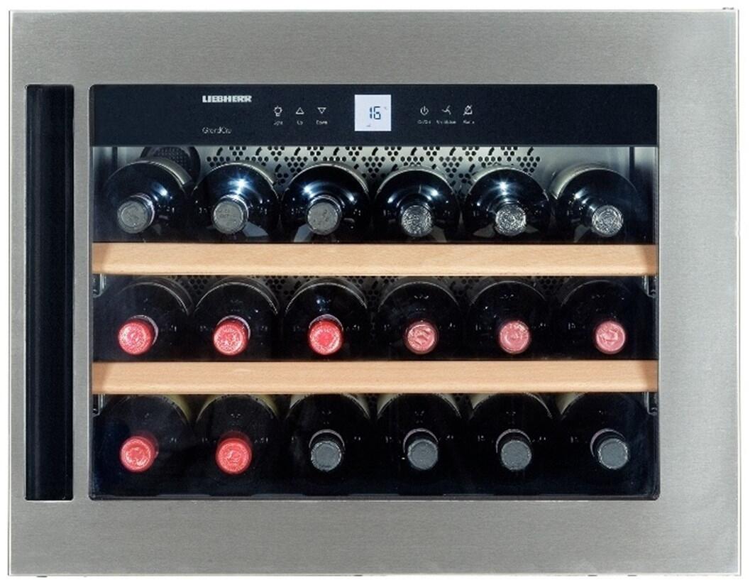 Liebherr HWS1800 24 Inch Built-In Wine Cabinet with 18 Bottle Capacity