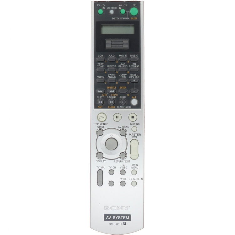 Sony Control Standard (Rm-Lg1 - 1-477-843-11