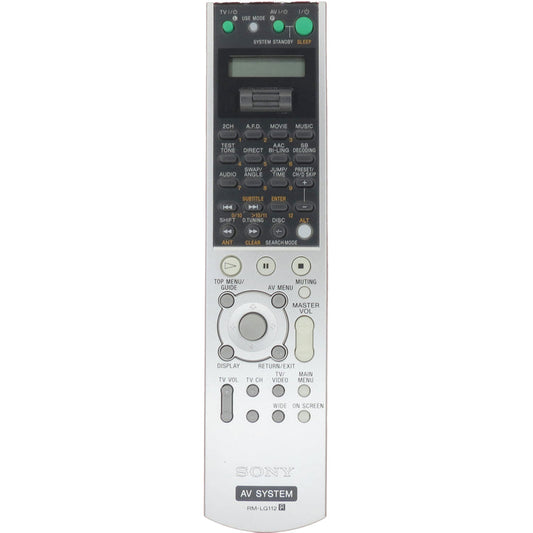 Sony Control Standard (Rm-Lg1 - 1-477-843-11