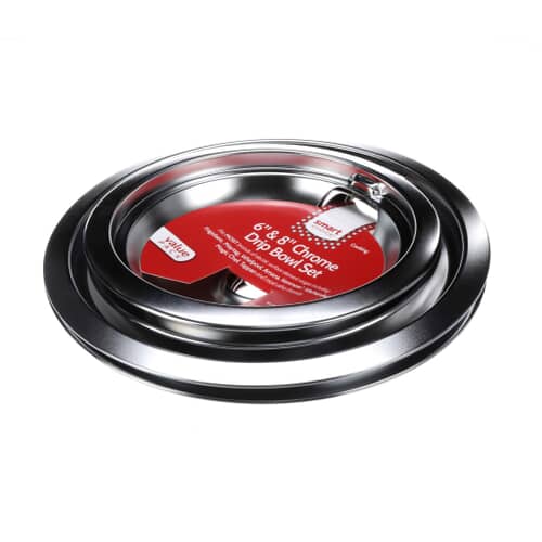 Frigidaire Smart Choice Burner Drip Bowl Kit (Chrome) L304458797