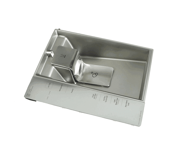 LG Water/Ice Dispenser Cover Assembly - Stianless ACQ85430256