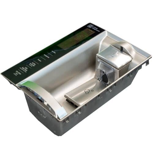 LG Part# ACQ87270803 Front Dispenser Cover Assembly (OEM) Chrome