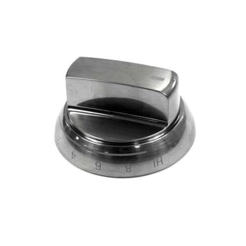 LG Part# AEZ74073415 Burner Knob (Stainless) - Genuine OEM