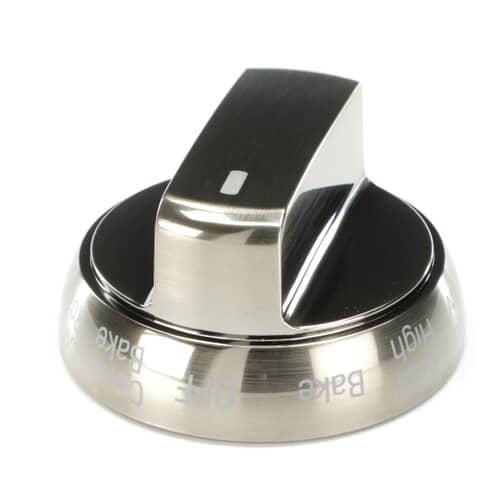 LG Part# AEZ74533312 Burner Knob (Stainless) - Genuine OEM