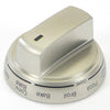 LG Part# AEZ74533341 Burner Knob (Aluminum) - Genuine OEM