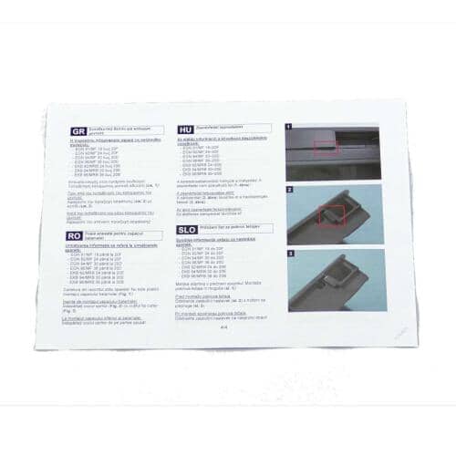 Liebherr Part# 708044200 Insert Blade Hinge Cover - Genuine OEM