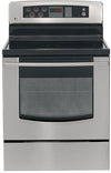 LG LRE30451ST 30 Inch Freestanding Electric Range with Fan Only Convection Cooking and 5 Radiant Elements: Stainless Steel