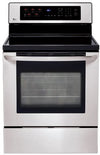 LG LRE30453ST 30 Inch Freestanding Electric Range with 5 Radiant Elements, 5.6 cu. ft. Convection Oven, IntuiTouch Control System and Storage Drawer: Stainless Steel