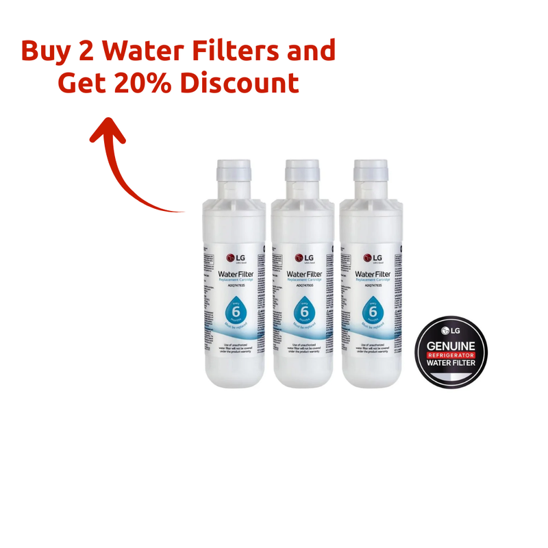 LG Water Filter Lt1000P 3 Pack - LT1000P-3