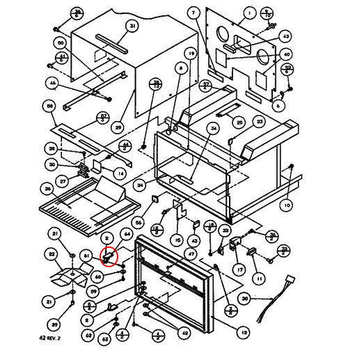 Midea Panel Assembly - 2011099A2721