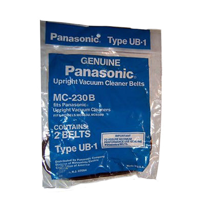Panasonic Flat Drive Belt 2Pack Type UB-1 MC-230B