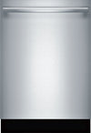 Bosch SHXM78W55N/10 800 Series Dishwasher 24'' Stainless Steel