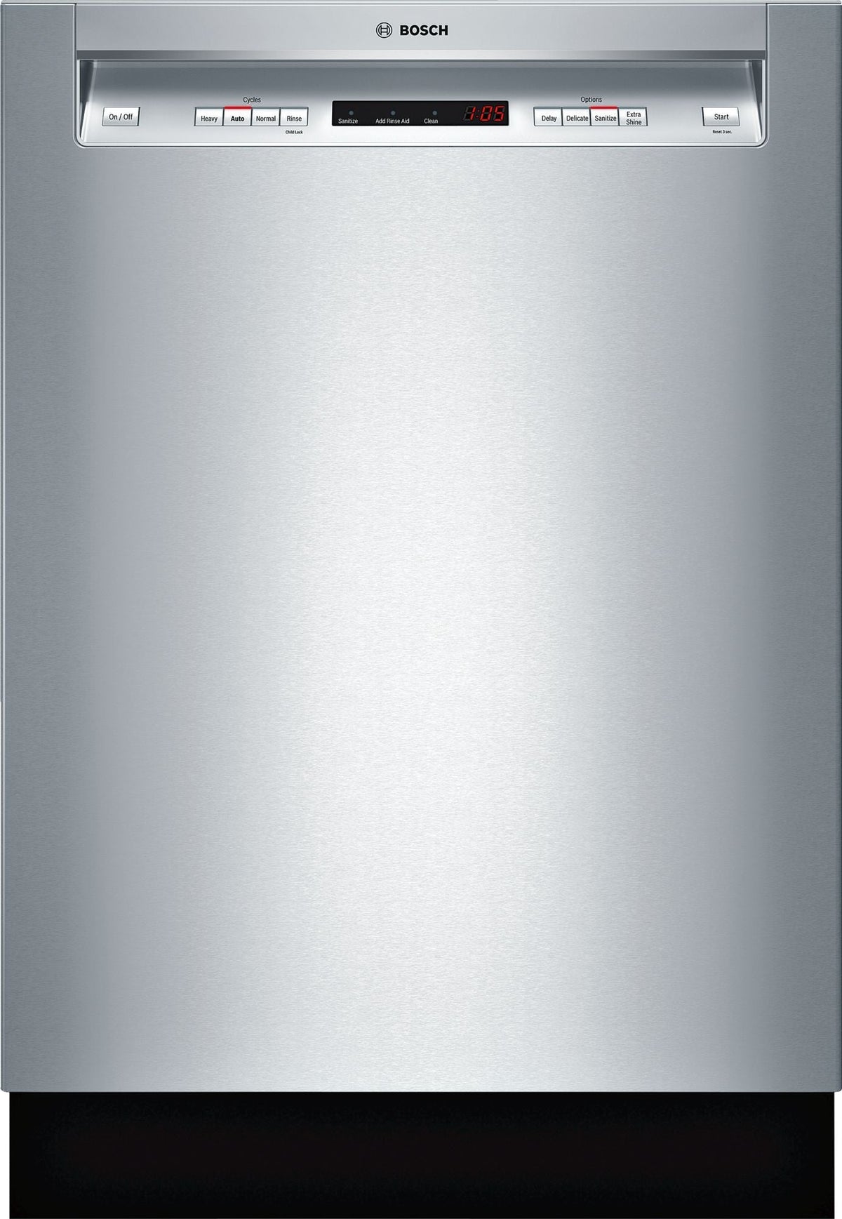Bosch SHE53T55UC/07 Full Console Dishwasher With 15 Place Setting Capacity