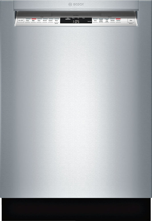 Bosch SHE7PT55UC/09 Benchmark Series Dishwasher W/Recessed Handle - Stainless Steel