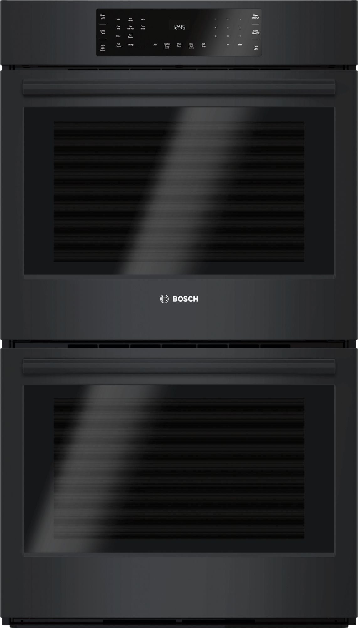 Bosch HBL8661UC/04 800 Series Double Wall Oven 30'' Black