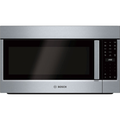 Bosch HMV8053U/02 800 Series Over-The-Range Microwave 30'' Left Side opening Door, Stainless Steel