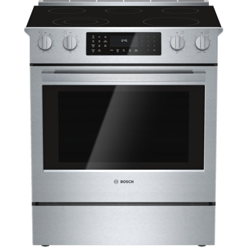 Bosch HEI8054U/06 800 Series Electric Slide-In Range 30'' Stainless Steel