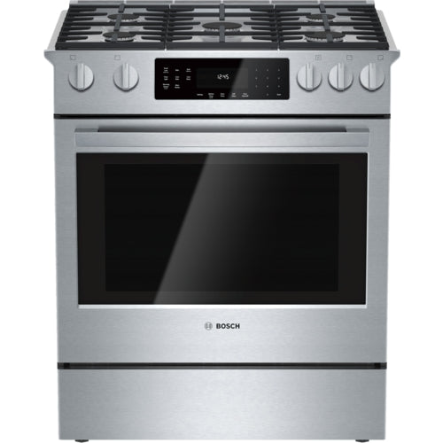 Bosch HGI8054UC/08 800 Series Gas Slide-In Range 30'' Stainless Steel