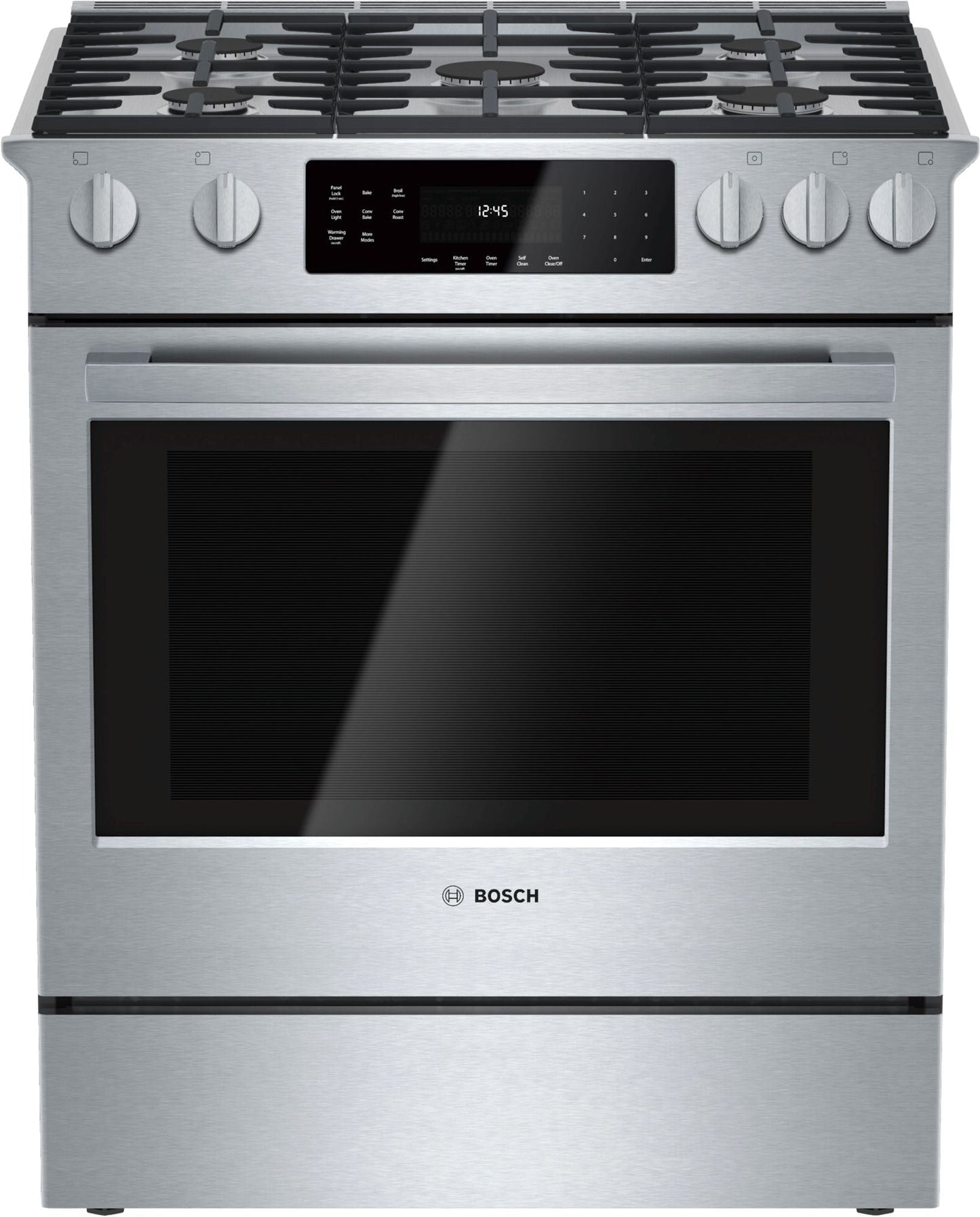 Bosch HGI8054UC/09 800 Series Gas Slide-In Range 30'' Stainless Steel