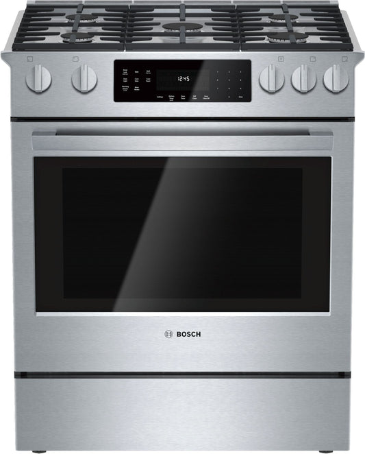 Bosch HGI8054UC/09 800 Series Gas Slide-In Range 30'' Stainless Steel