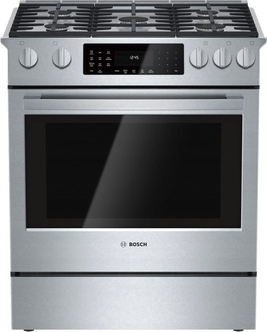 Bosch HDIP054U/02 Benchmark® Dual Fuel Slide-In Range 30'' Stainless Steel