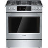 Bosch HDI8054U/01 800 Series Dual Fuel Slide-In Range 30'' Stainless Steel