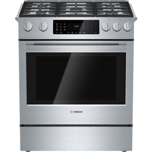 Bosch HDI8054U/05 800 Series Dual Fuel Slide-In Range 30'' Stainless Steel