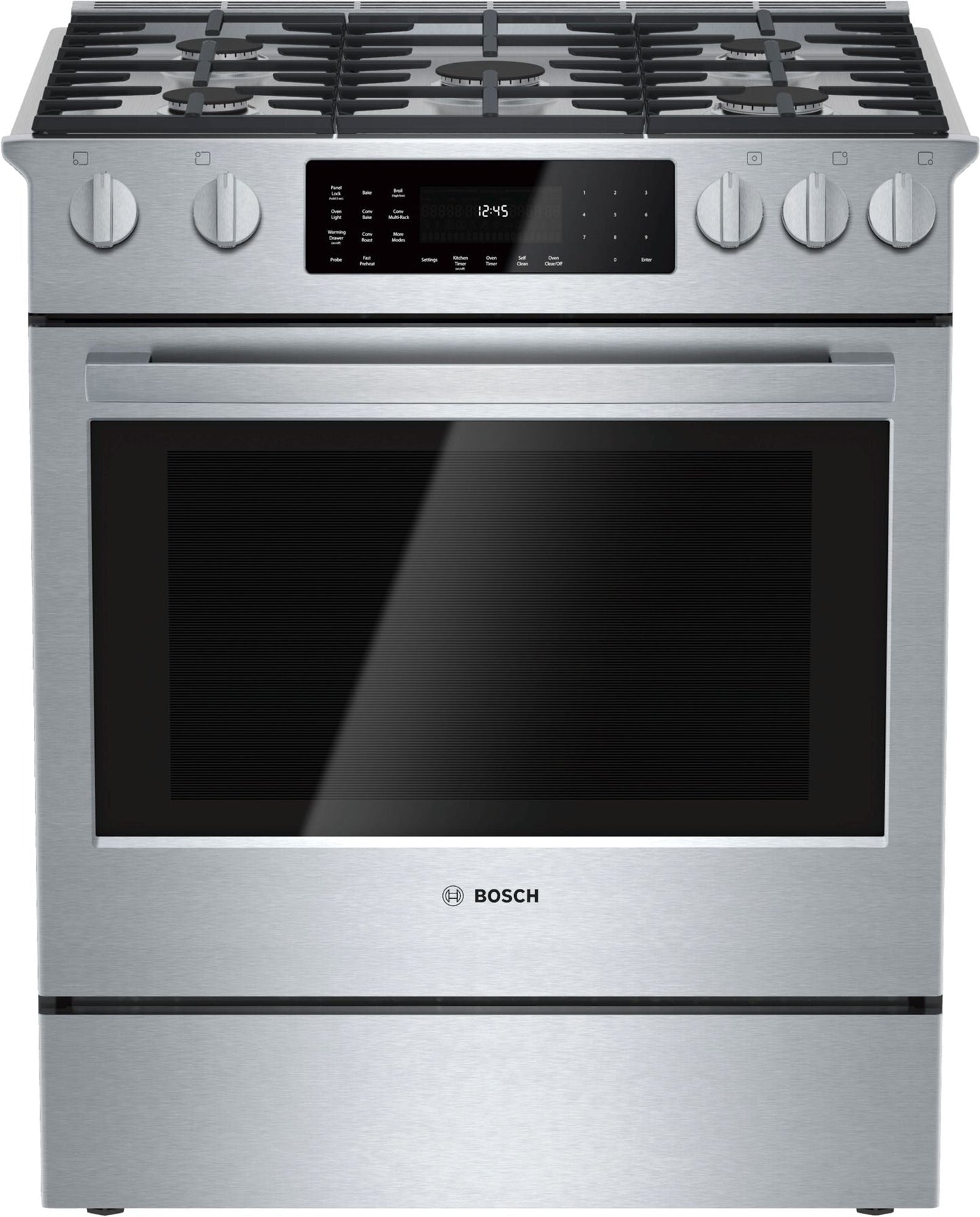 Bosch HDIP054U/03 Benchmark® Dual Fuel Slide-In Range 30'' Stainless Steel